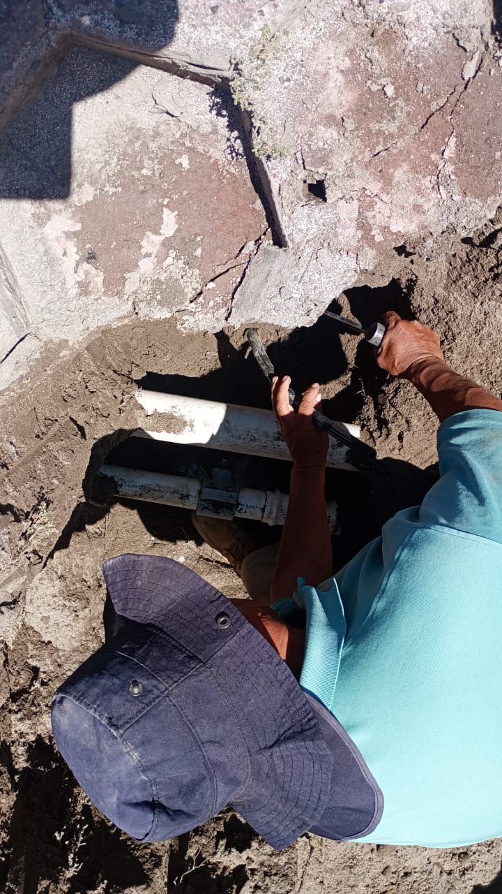 CAPAMH realiza acciones de mantenimiento en San José Xicohténcatl y en Avenida Hidalgo